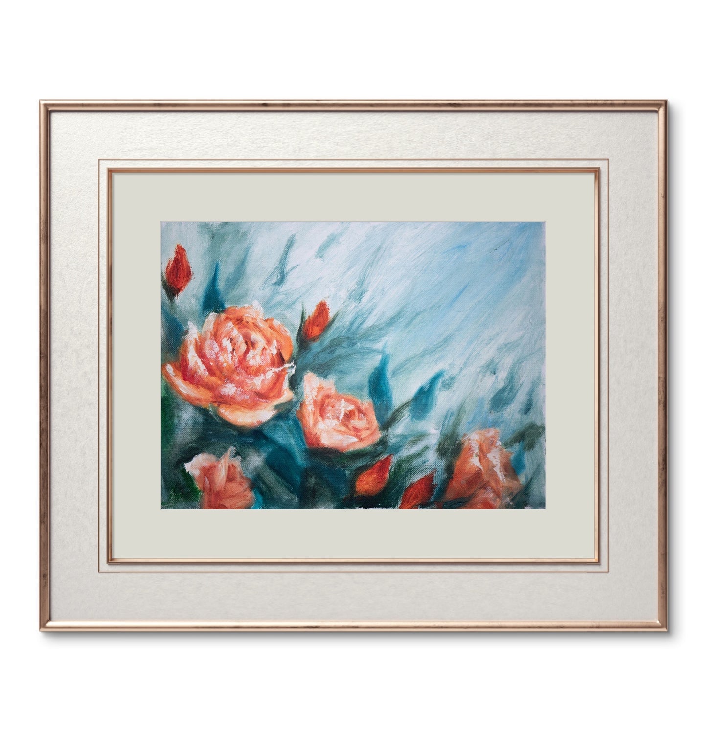 Somewhere in rose garden