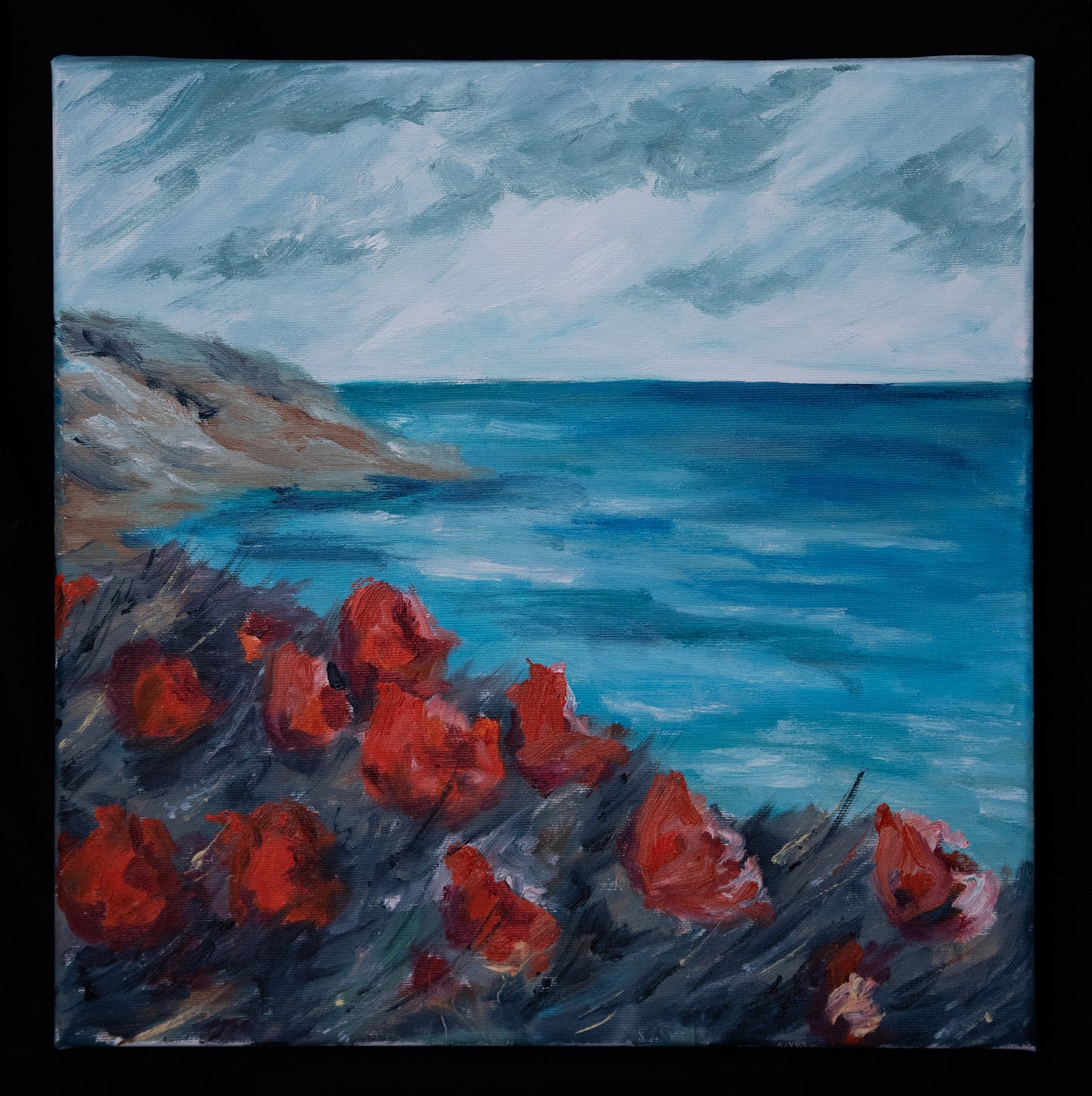 Poppies on the sea